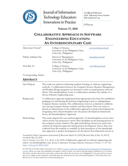 Collaborative Approach in Software Engineering Education