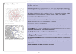 Character Area 52: Layerthorpe Key Characteristics