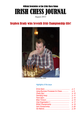 Irish Chess Journal Irish Chess Journal