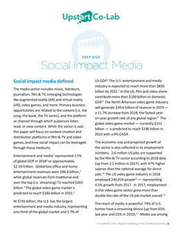 Social Impact Media