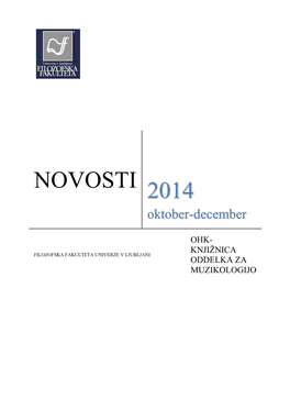 NOVOSTI 2014 Oktober-December