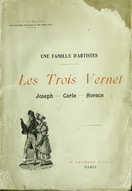 Une Famille D'artistes : Les Trois Vernet : Joseph
