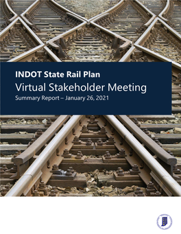 INDOT State Rail Plan