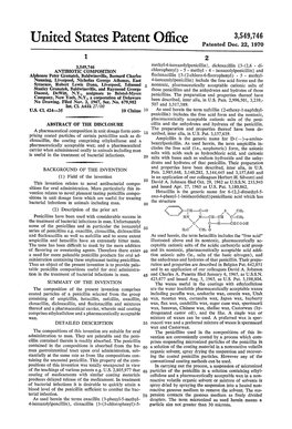 United States Patent Office Patented Dec