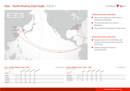 Asia – North America East Coast | ASUS 1