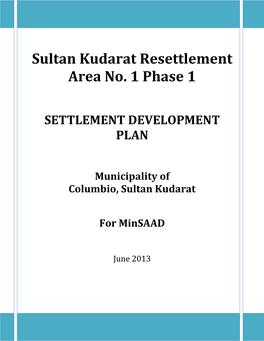 Sultan Kudarat Resettlement Area No. 1 Phase 1