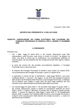 Provincia Di Vercelli ******