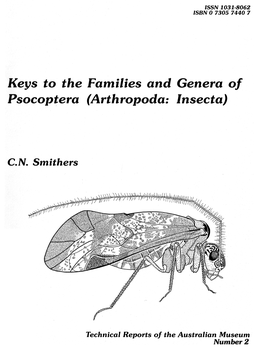 Keys to the Families and Genera of Psocoptera (Arthropoda: Insecta)