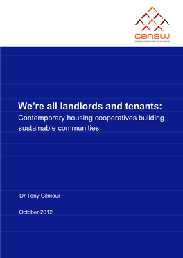 We're All Landlords and Tenants