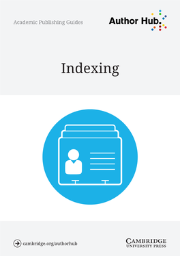 Indexing Author Hub | Indexing 2/24