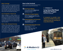 Long Island Rail Road Expansion Project
