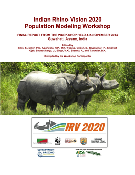 Indian Rhino Vision 2020 Final Report.Pdf