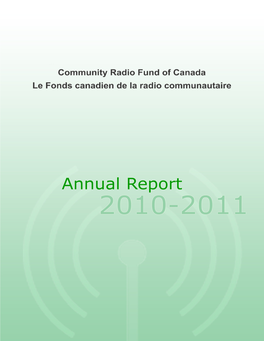 2010-2011 Annual Report