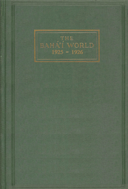 Baha'i Year Book
