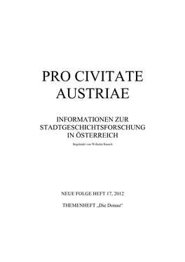 Pro Civitate Austriae