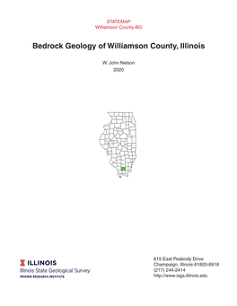 Bedrock Geology of Williamson County, Illinois