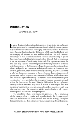 In Recent Decades, the Formation of the Concept of Race in the Late Eighteenth