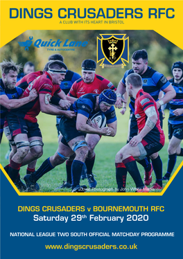 Dings Crusaders Rfc a Club with Its Heart in Bristol