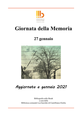 Giornata Della Memoria