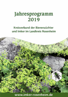 Jahresprogramm LB = Lehrbienenstand ST = Stammtisch V = Veranstaltung Januar Februar März April Mai Juni 1 Di Neujahr 1