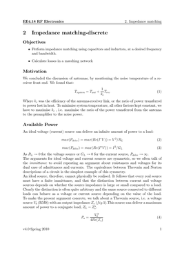 2 Impedance Matching-Discrete