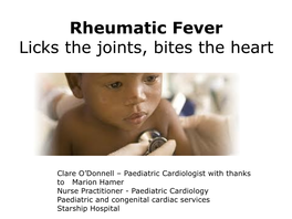 Rheumatic Heart Disease