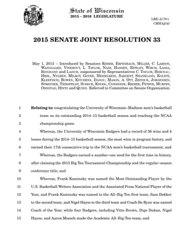 2015 Senate Joint Resolution 33