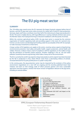 The EU Pig Meat Sector