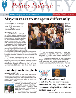 Mayors React to Mergers Differently