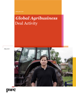 Deal Activity Global Agribusiness
