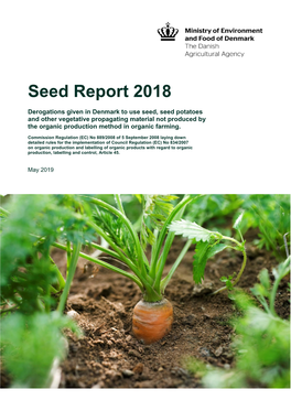 Seed Report 2018
