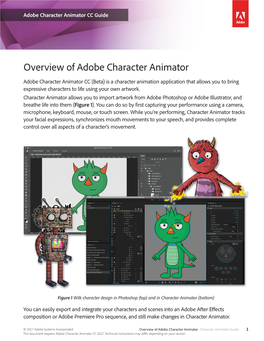 Overview of Adobe Character Animator