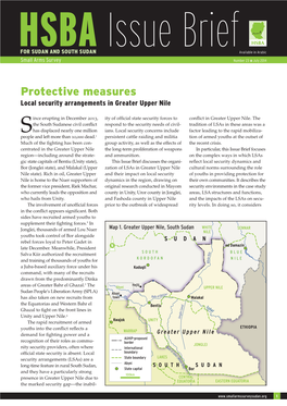 Protective Measures: Local Security Arrangements in Greater Upper Nile