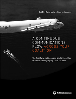 Subnet Relay Networking Technology Brochure