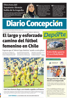 El Largo Y Esforzado Camino Del Fútbol Femenino En Chile