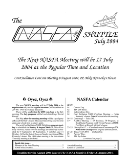 NASFA 'Shuttle'