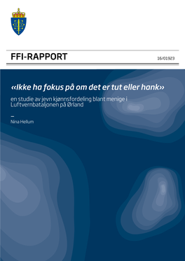 Ffi-Rapport 16/01923