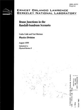 Brane Junctions in the Randall-Sundrum Scenario