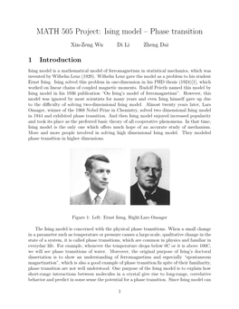 Ising Model – Phase Transition