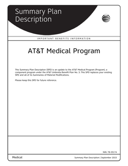 Summary Plan Description