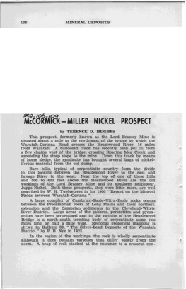 Mfcot;'(Fck-MILLER NICKEL PROSPECT