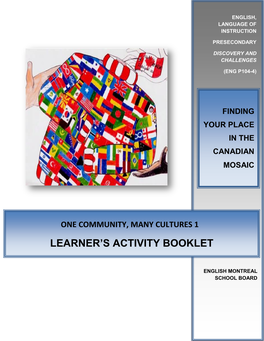 LAB: Finding Your Place in the Canadian Mosaic Discovery and Challenges ENG P104-4