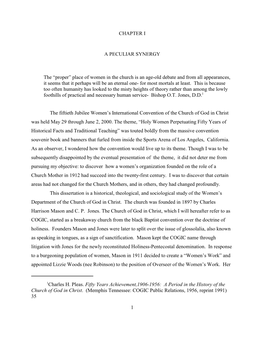 A Period in the History of the Church of God in Christ. (Memphis Tennessee: COGIC Public Relations, 1956, Reprint 1991) 35