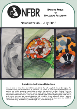 Newsletter 46 – July 2013