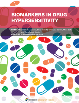 Biomarkers in Drug Hypersensitivity