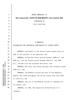 55Th Legislature - State of New Mexico - First Session, 2021