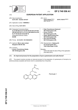 An Improved Process for the Preparation of Pure Cyamemazine and Salts Thereof