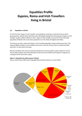 Equalities Profile Gypsies, Roma and Irish Travellers Living in Bristol