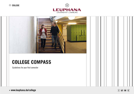 College Compass Guidelines for Your First Semester