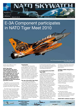 E-3A Component Participates in NATO Tiger Meet 2010